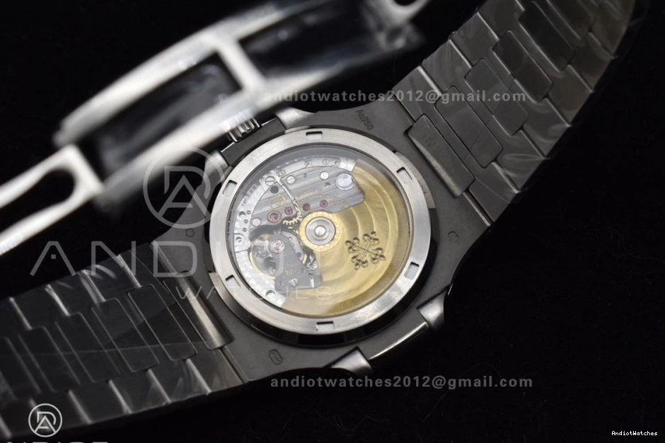Dial A 5711 TWF Bracelet Diamonds Bezel Full on & 911 SoftTouch Diamonds Nautilus SS 0909